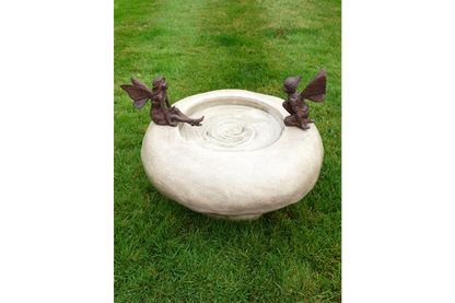 Bird Bath With Fairies