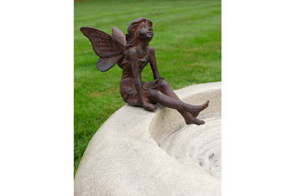 Bird Bath With Fairies
