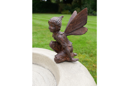 Bird Bath With Fairies