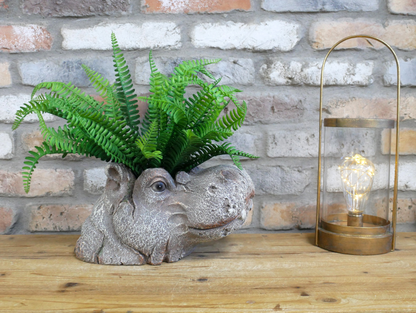 Hippo Head Planter