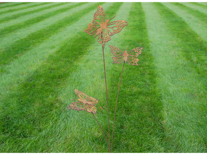 Rusty Butterflies Stake