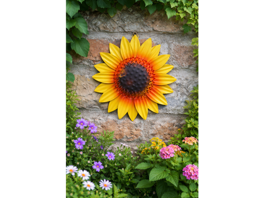 Sunflower Head Wall Decoration - M