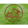 Rusty Birds Stake