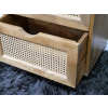 2 Drawer Rattan Bedside