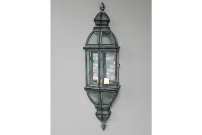 Wall Lantern with Mirror