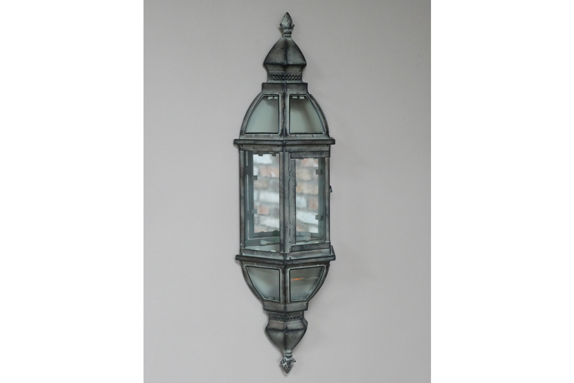 Wall Lantern with Mirror