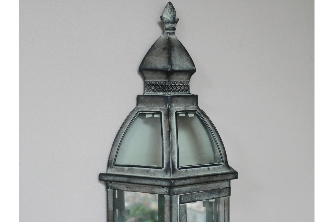 Wall Lantern with Mirror