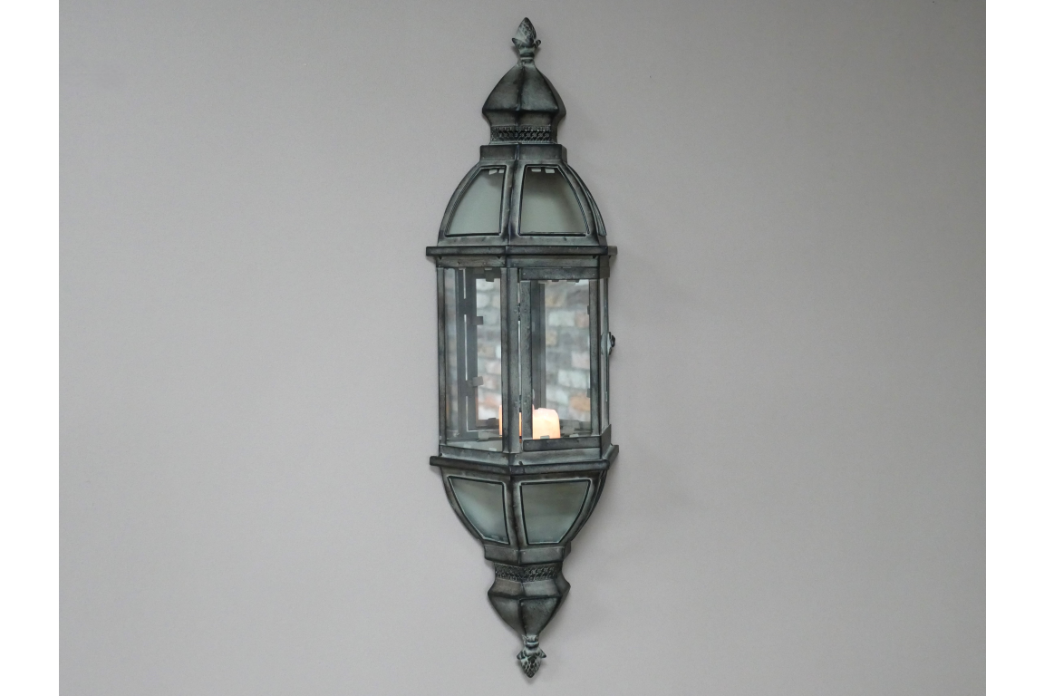 Wall Lantern with Mirror