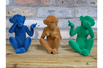 Set Of 3 Who Farted Monkeys?