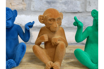 Set Of 3 Who Farted Monkeys?
