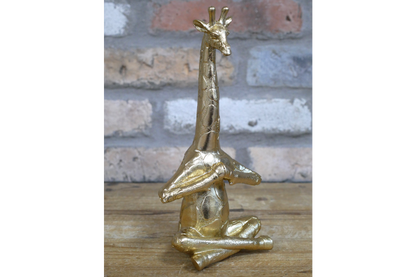 Set Of 3 Yoga Giraffes