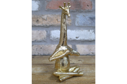 Set Of 3 Yoga Giraffes