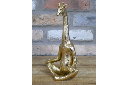 Set Of 3 Yoga Giraffes