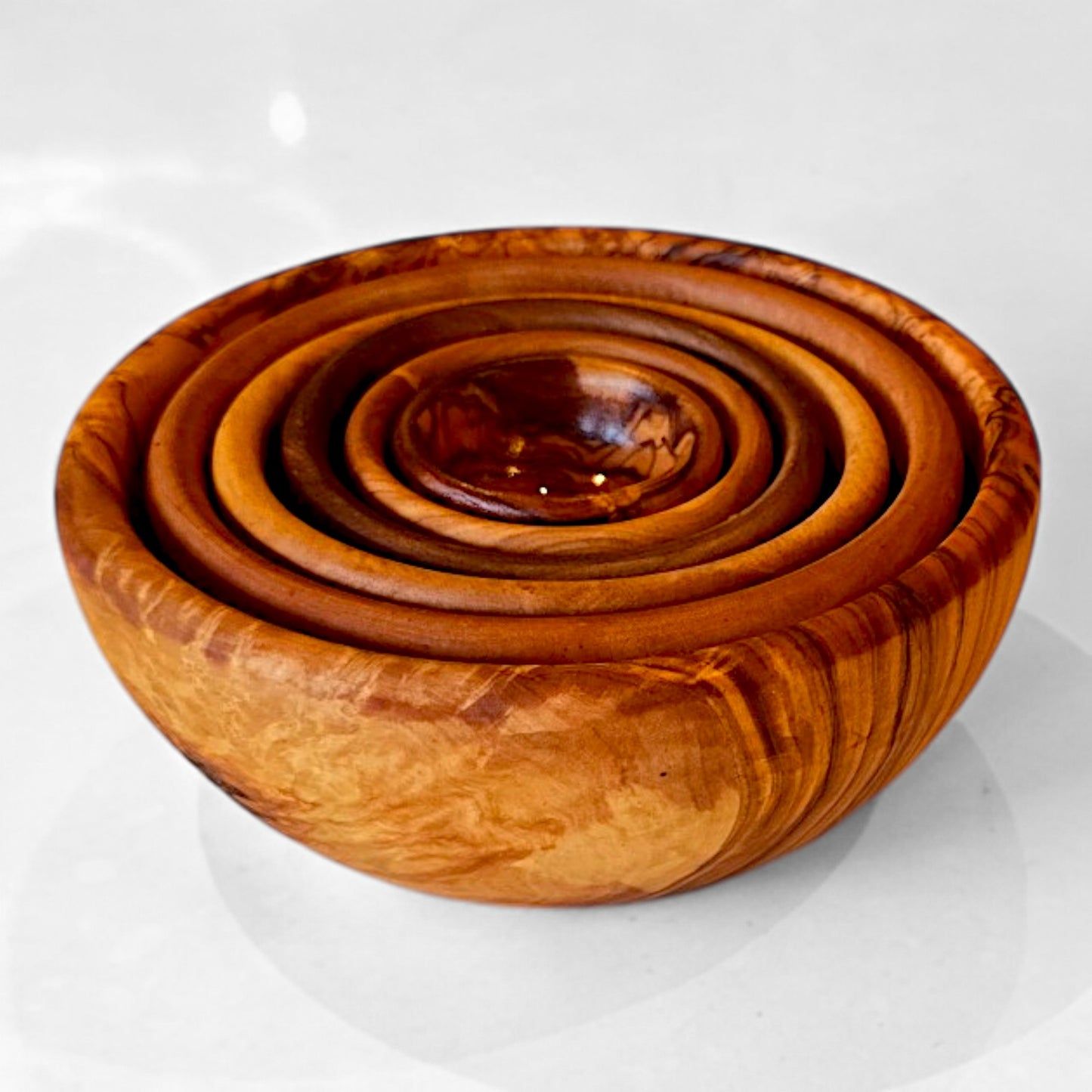 Olive Wood Bowl Set of 6 Small Bowls