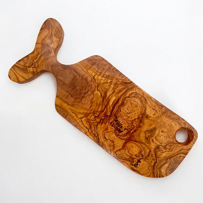 Fish Shaped Olive Wood Serving Board