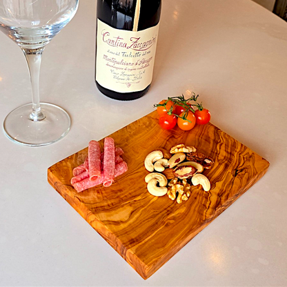 Rectangular End Grain Olive Wood Chopping Board