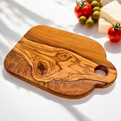 Olive Wood Cutting Board with Hanging Hole