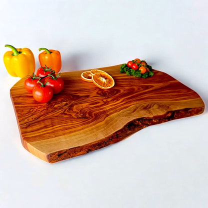 Olive Wood Irregular Shaped Cheese Board | 20-60 cm