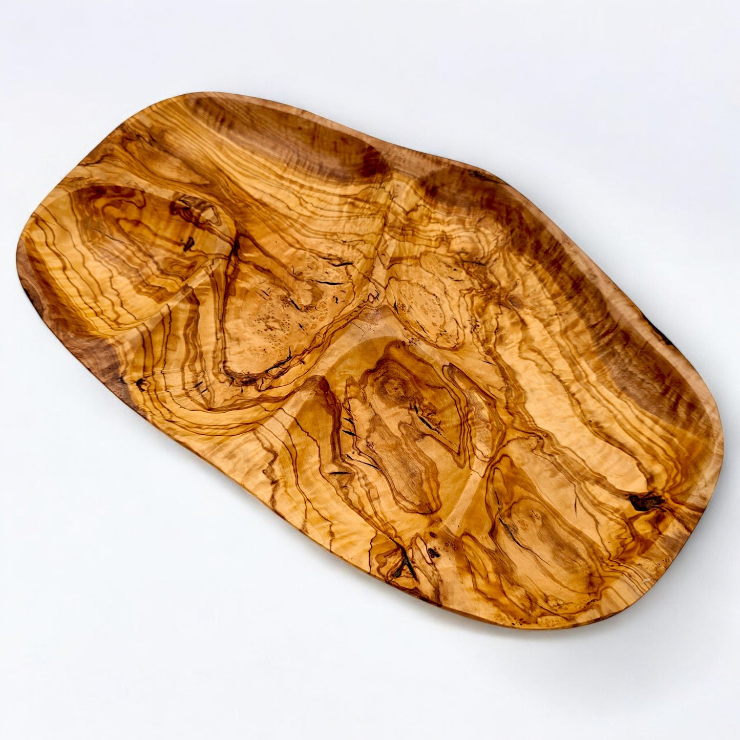 Olive Wood Tray-Nut Dish,  snacks Dish, olives Dish , cheese Dish 35 cm, Sustainably Sourced, Eco-Friendly, handmade, gift