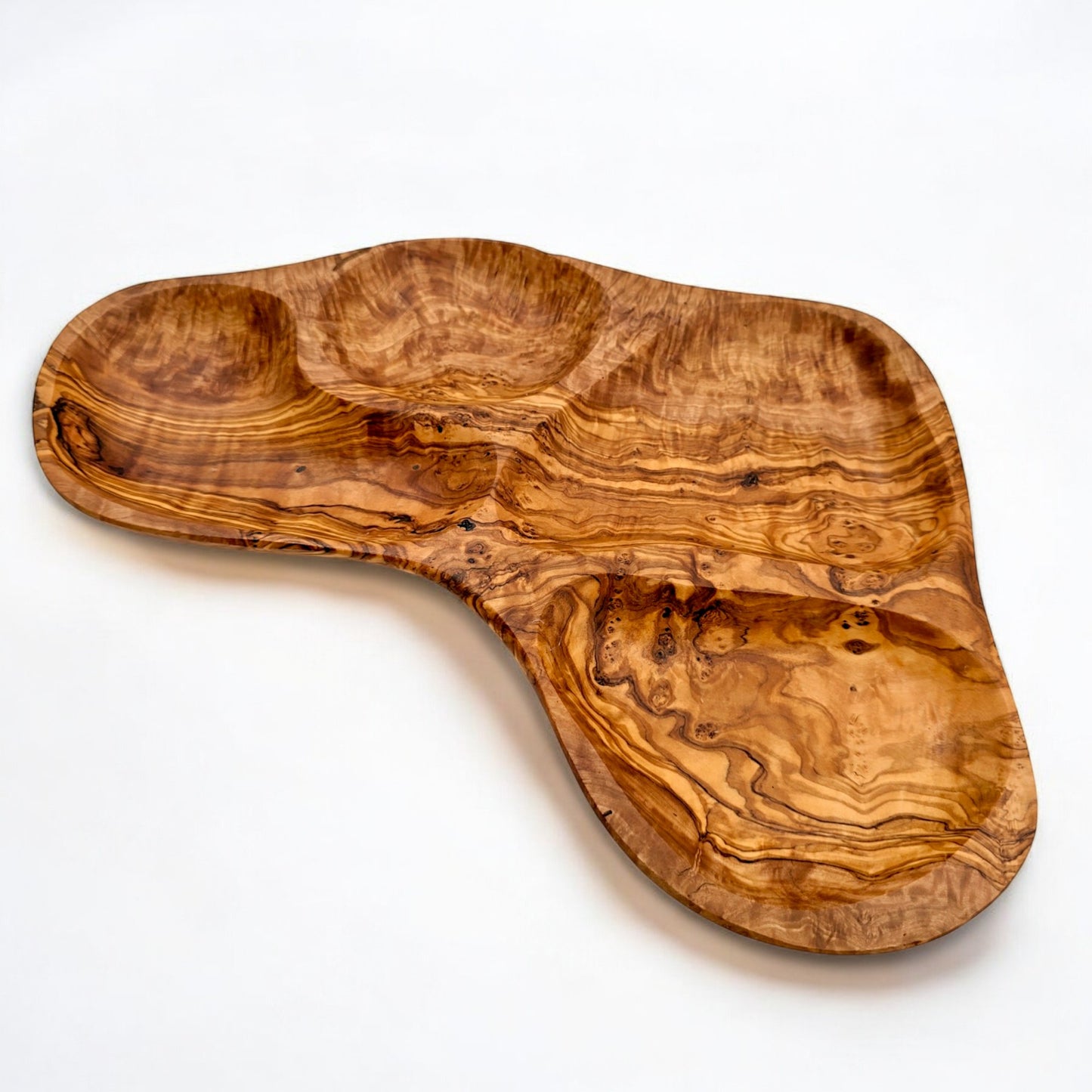 Olive Wood Tray-Nut Dish,  snacks Dish, olives Dish , cheese Dish 35 cm, Sustainably Sourced, Eco-Friendly, handmade, gift