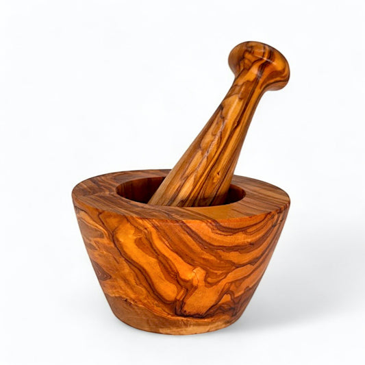 Olive Wood Pestle & Mortar