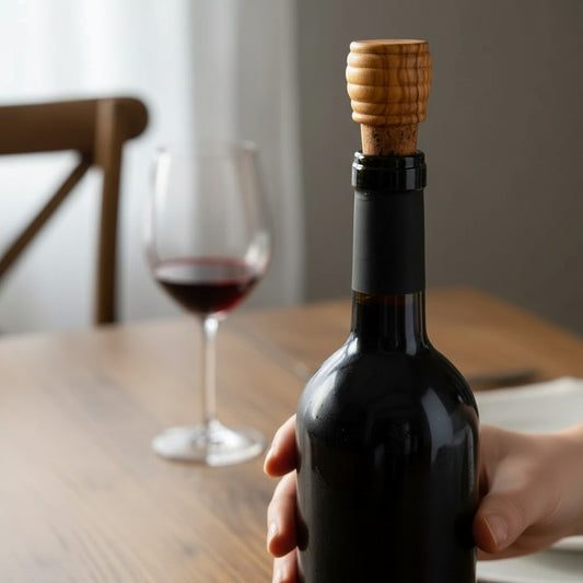 Olive Wood Wooden Bottle Stopper Handcrafted Wine Cork | Mushroom | Pear | Round | Apple