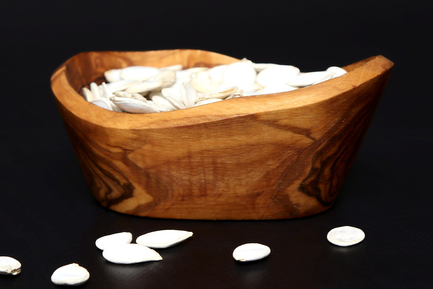 Olive Wood Natural Shape Rustic Hand Carved Snack/Side Bowl