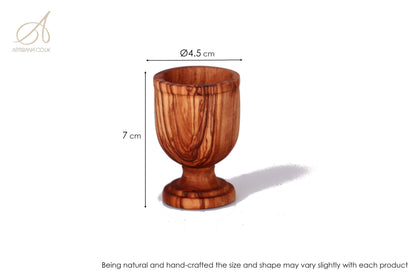 Olive Wood Egg Cup, decor, table accessories