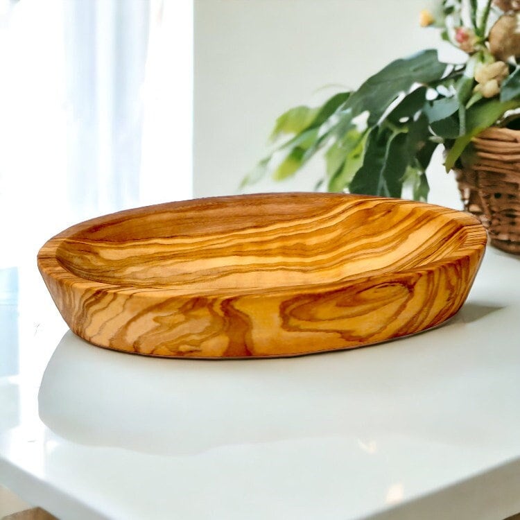 Olive Wood Small Oval Dish