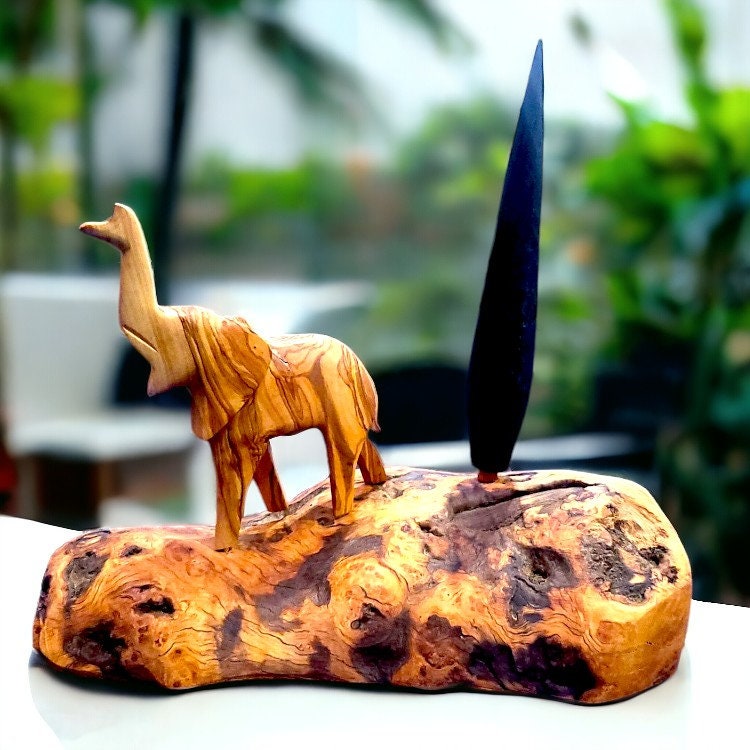 Hand Carved Elephant figurine