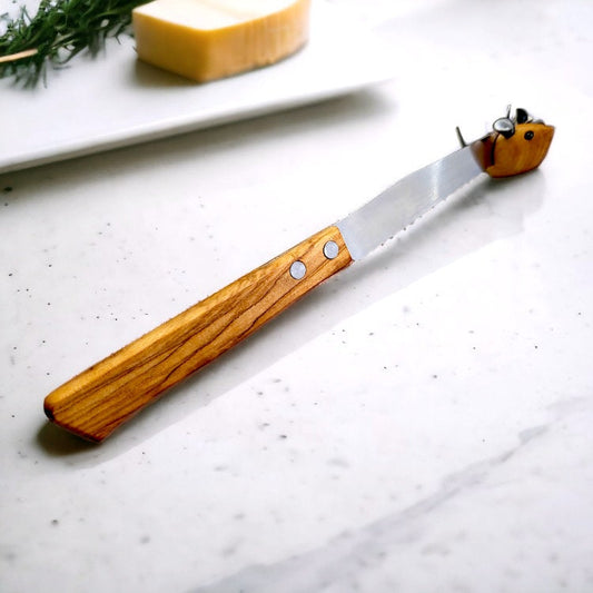 Wooden Hand Cheese Knife 21 cm