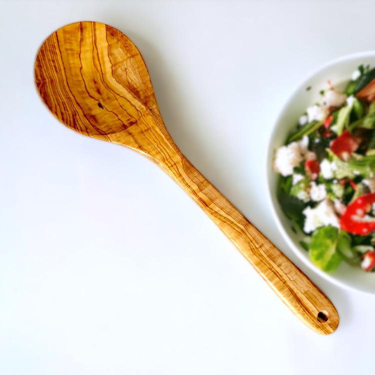 Olive Wood Cooking Kitchen Wooden Utensil Set | Rice Cooking Spoon | Spoon | Spatula | Fork | Spatula with Slits