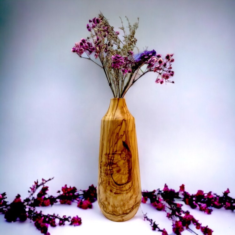 Wooden Vase ,dry flower holder , decorative item