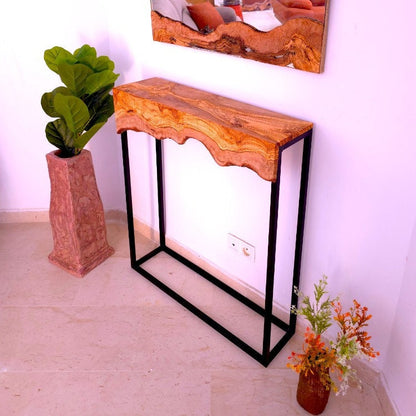 Hallway table with Metal Frame 80 cm