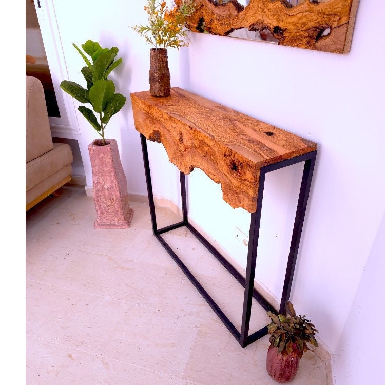 Hallway table with Metal Frame 80 cm