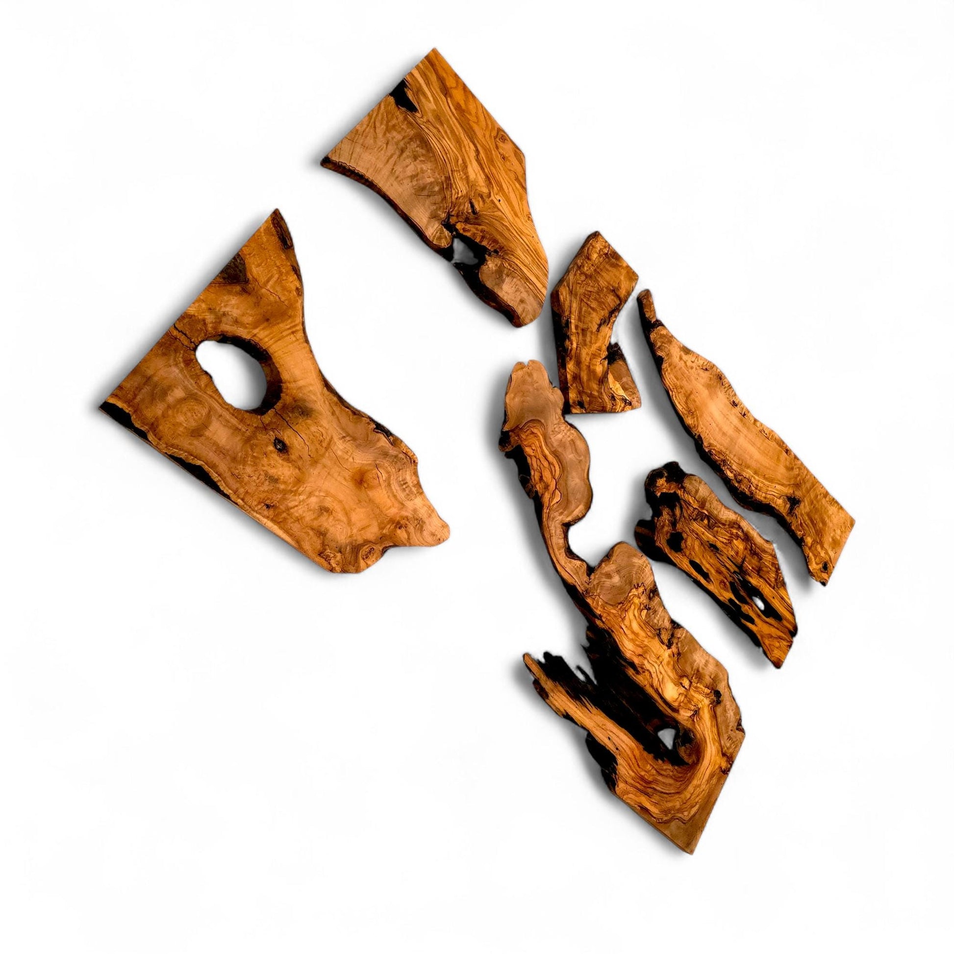Olive Wood Pieces, Olive Wood for DIY, Olive Wood for Epoxy, Olive Wood for Resin, Wood for Art, Olive Wood Slabs