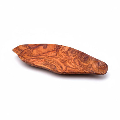 Handcrafted Olive Wood Serving Tray | Large Rustic Charcuterie Board
