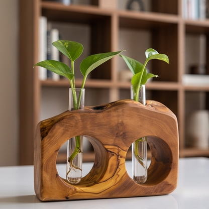 Rustic desktop propagation vase