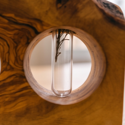 Rustic desktop propagation vase