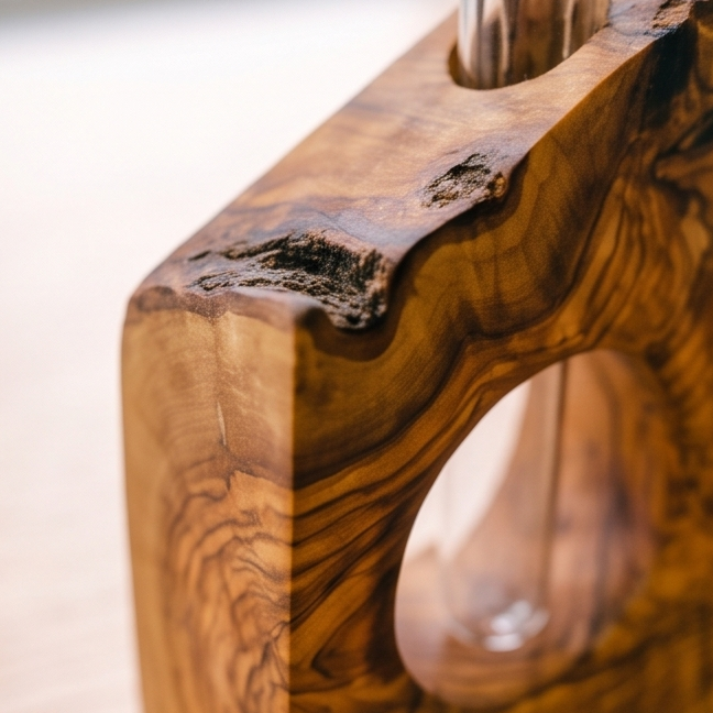 Rustic desktop propagation vase