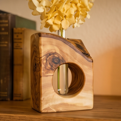 Rustic desktop propagation vase