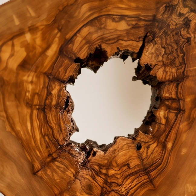 Olive Wood Unique Decorative Sculpture 20 cm, home decor, decor, gift, gift for parents, wedding gift