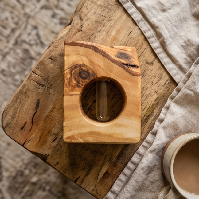 Rustic desktop propagation vase