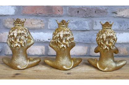 Set Of 3 Lions