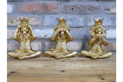 Set Of 3 Lions