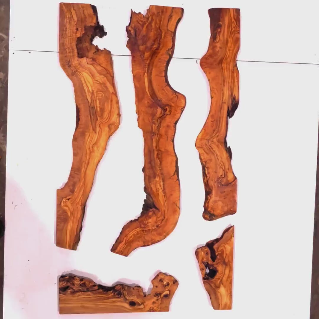Olive Wood Pieces, Olive Wood for DIY, Olive Wood for Epoxy, Olive Wood for Resin, Wood for Art, Olive Wood Slabs