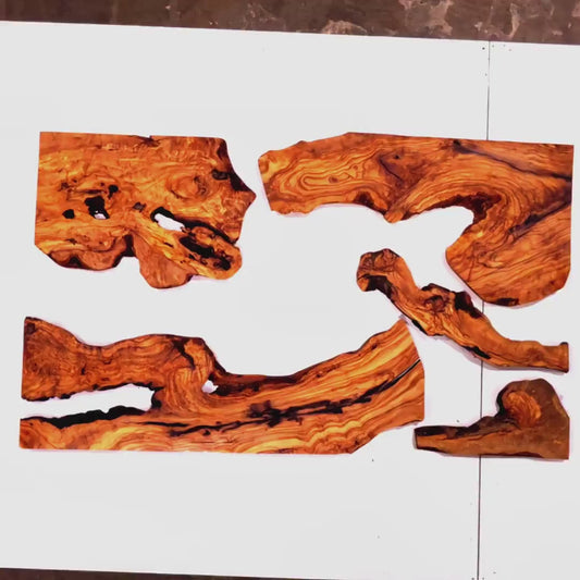 Olive Wood Pieces, Olive Wood for DIY, Olive Wood for Epoxy, Olive Wood for Resin, Wood for Art, Olive Wood Slabs