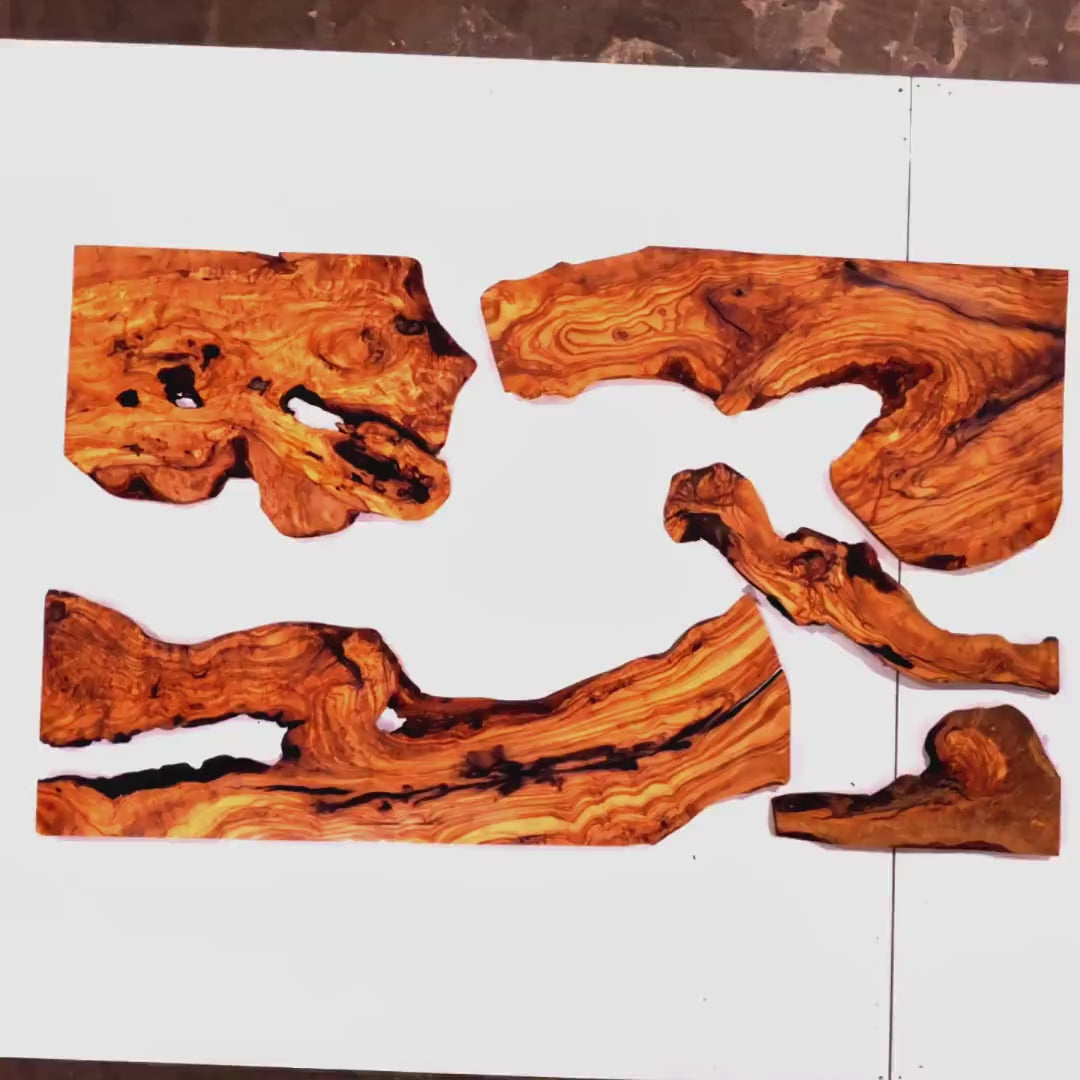 Olive Wood Pieces, Olive Wood for DIY, Olive Wood for Epoxy, Olive Wood for Resin, Wood for Art, Olive Wood Slabs