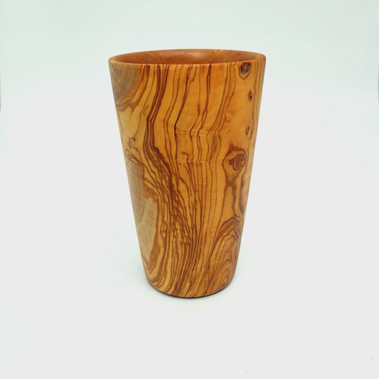 Olive Wood Cutlery & Utensils Holder 19 cm, wooden holder, gift