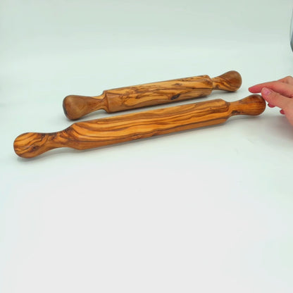 Handcrafted Olive Wood Rolling Pin | Durable Hardwood | Sustainably Sourced | Cake Baking | Various Sizes